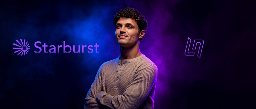 Lando Norris, champion du monde F1 2025, nouvel ambassadeur de la plateforme IA Starburst