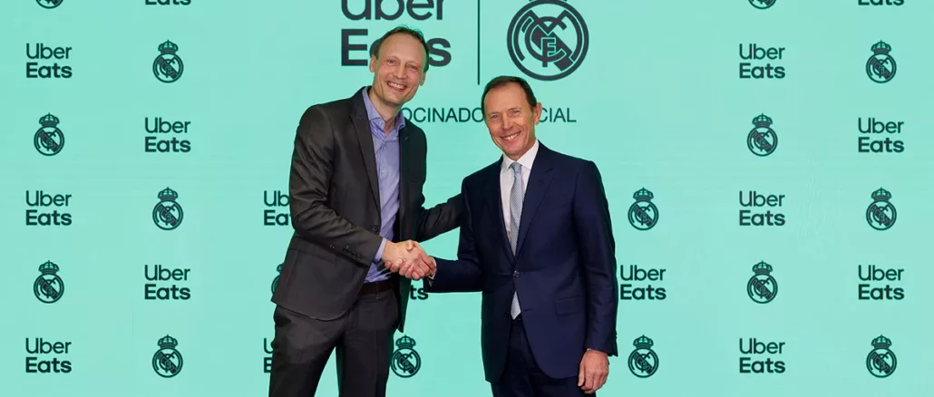 Signature du partenariat entre Uber Eats et le Real Madrid, annoncé le 7 octobre 2026